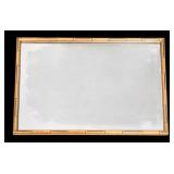 Gilt Wood Bamboo Style Mirror