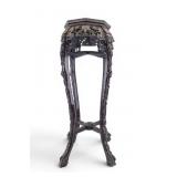 Antique Chinese Carved Rosewood Pedestal