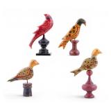 PA Folk Art Carved Birds, J. Murphy
