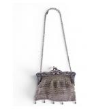 Antique German Silver Mesh Coin Purse