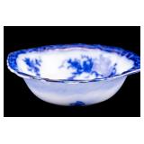 Stanley Touraine Flow Blue Round Serving Bowl