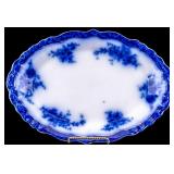 Stanley Touraine Flow Blue Oval Platter