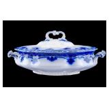 Grindley Duchess Flow Blue Covered Serving Dish