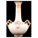 Antique German Painted Porcelain Vase