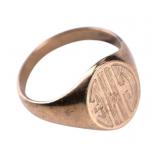 10k Gold Signet Ring