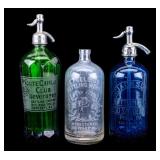 3 Vintage Soda / Beverage Bottles
