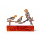 J. Murphy PA Folk Art Carved Bird Sculpture