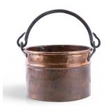 Copper Bucket w/ Iron Swing Handle