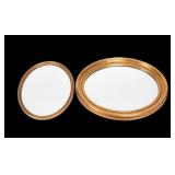 Vintage Oval Mirrors (2)
