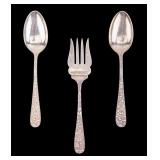 Stieff Rose Sterling Serving Utensils 5pc.
