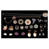 Brooches, Earrings and More