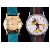 Gucci and Mickey Mouse Watches