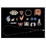Trifari Rhinestone Brooch and Jewelry