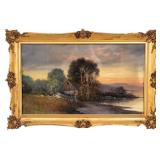 Pastel Landscape William H. Chandler (A 1854-1928)