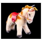 Vintage Steiff Mohair Pony Plush Toy