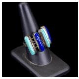 Lapis and Turquoise Ring