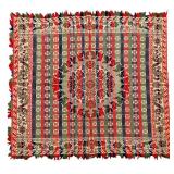 Vintage Amish Jacquard Coverlet