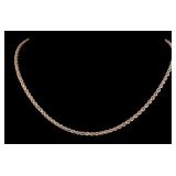 14k Gold Twisted Rope Chain