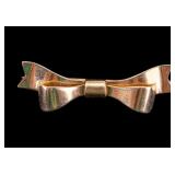 14k Gold Bow Tie Pin