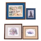 P. Buckley Moss and Newswanger Prints (4)