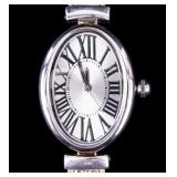 Ultrafine .950 Silver Ladies Wristwatch