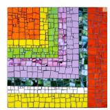 Mosaic Glass Tile Wall Art Panel