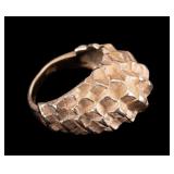 14k Yellow Gold "Nugget" Ring