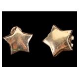 14k Gold Star Earrings