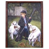 Acrylic on Canvas After C.B. Barber (1845-1894)