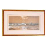 E. D. Lewis (Am 1835-1910) Signed Watercolor