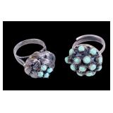 Sterling Turquoise Vintage Rings