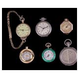 Silver and Gold Filled Pocket Watches