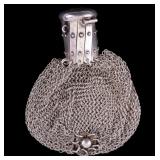 European Sterling Mesh Coin Pouch