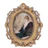 Bronze-Framed Knapp Lithograph