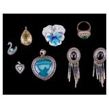 Sterling Pendants and More Jewelry