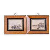 Two Antique Photogravure, Nicely Framed