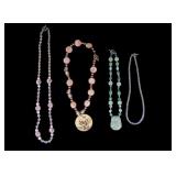 Pearl and Stone Necklaces