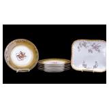Field Haviland and Limoges Fish Plates