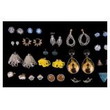 Vintage Crystal and Other Earrings