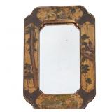 Vintage Chinoiserie Painted Mirror