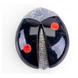 Lea Stein Antique Brooch