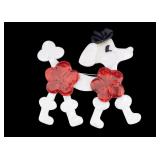 Lea Stein Poodle Brooch