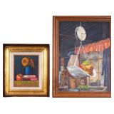 Signed Oil on Canvas Paintings (2)