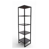 Rare Korean Four-Tier Wooden Book Shelf / Etagere