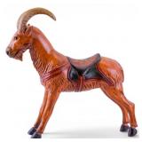 Folk Art Mountain Goat Sculpture