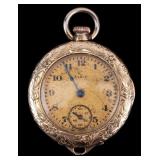 Elgin 14k Gold Ladies Pocket Watch