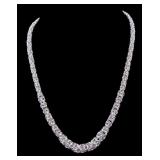 Milor Italy .950 Silver Byzantine Link Necklace
