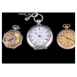 Elgin, Shrine, and Cyma Pocket Watches