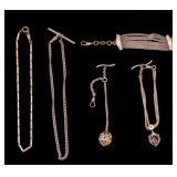 Victorian Gold Filled Watch Fobs