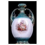 Amphora Austria Hand-Painted Vase, Kaufmann